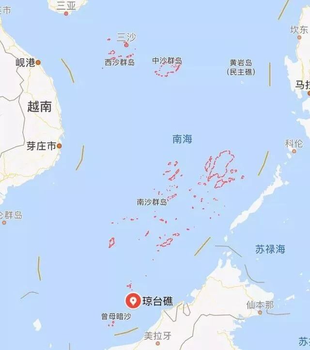 南沙琼台礁迎来了它的主人中国科学院南海海洋研究所实验2号调查船