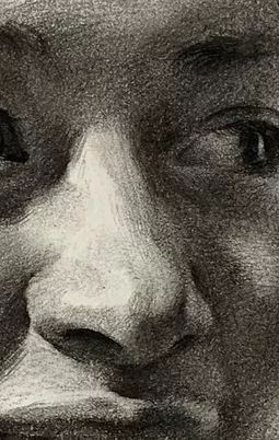 第三二九集 朱传奇教你画有亲切笑容的侧光女青年素描头像