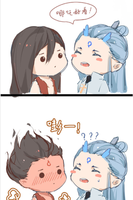 《哪吒》:"藕饼cp"高甜日常,"练法术"的时候下起了小雨!