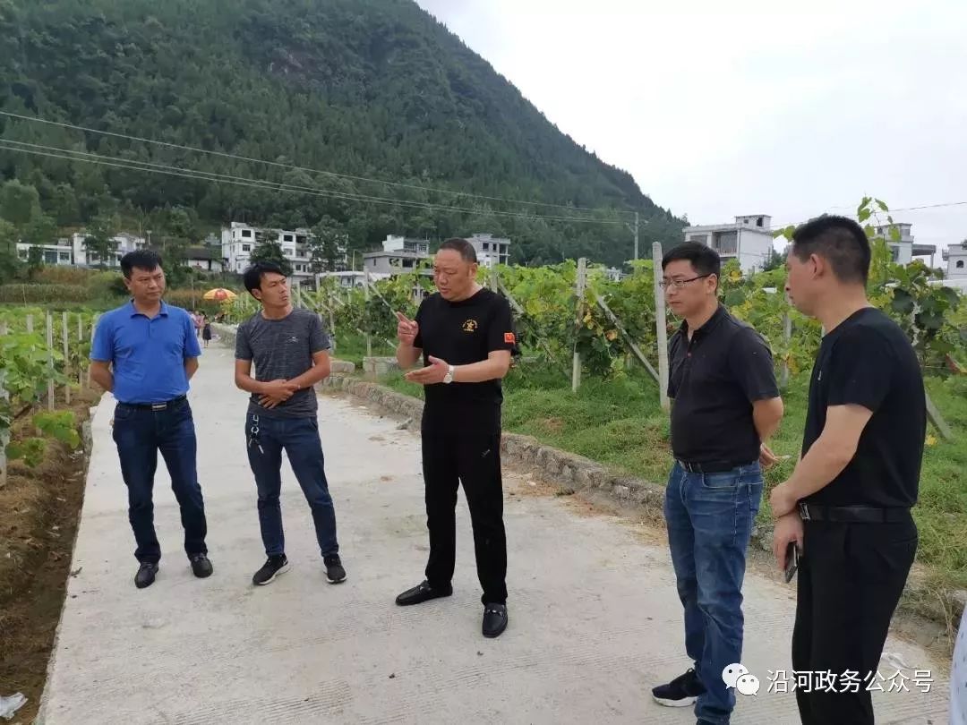 何支刚到甘溪夹石调研指导脱贫攻坚工作