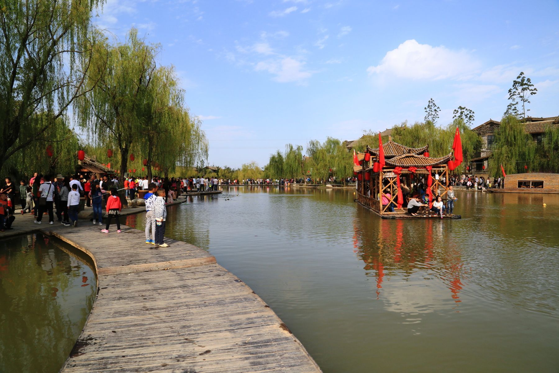 陕西最具真心的景区,已是准5a仍免费开放,被誉中国第一水街!_周至县