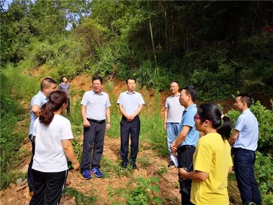 8月7日,县委副书记,县长王飞到大乌江镇检查指导安全生产工作.