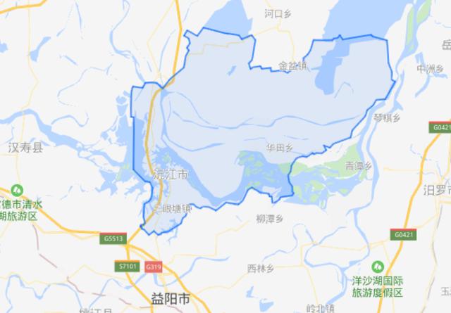 大通湖地图图片