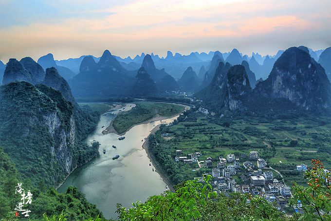 原创人民币上的老寨山在这里才能俯览最美的桂林山水你来过吗