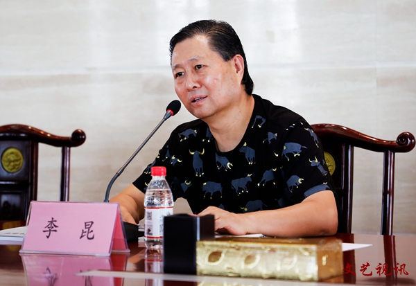 李昆国画"关中断代史"全国巡展新闻发布会在清渭楼美术博物馆召开