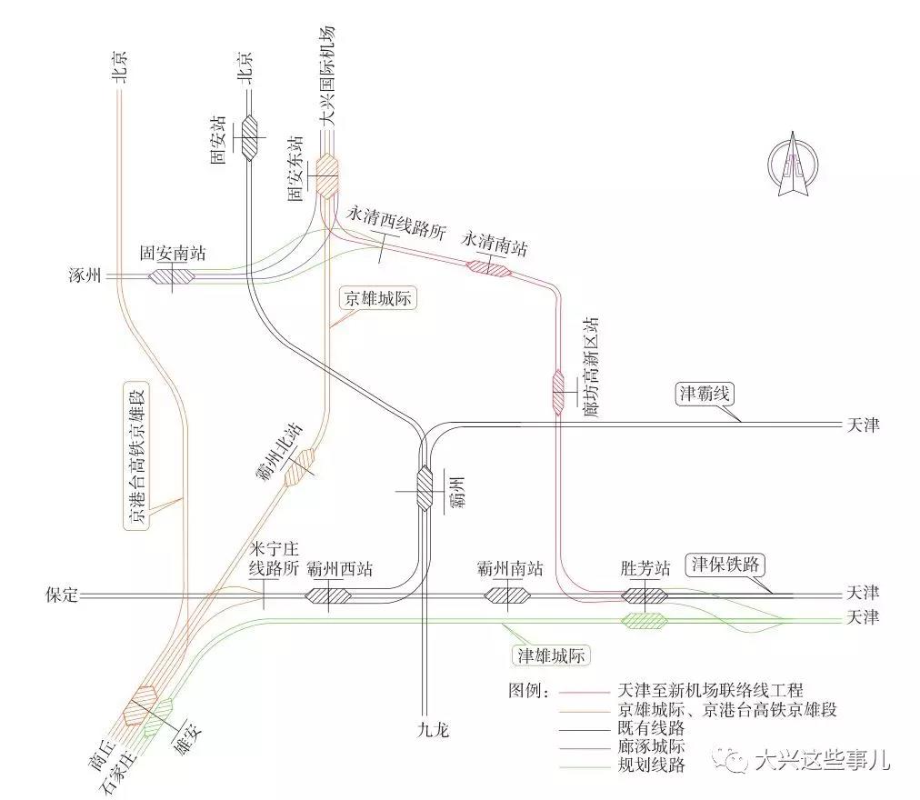 天津到大兴机场的高铁线路图来啦