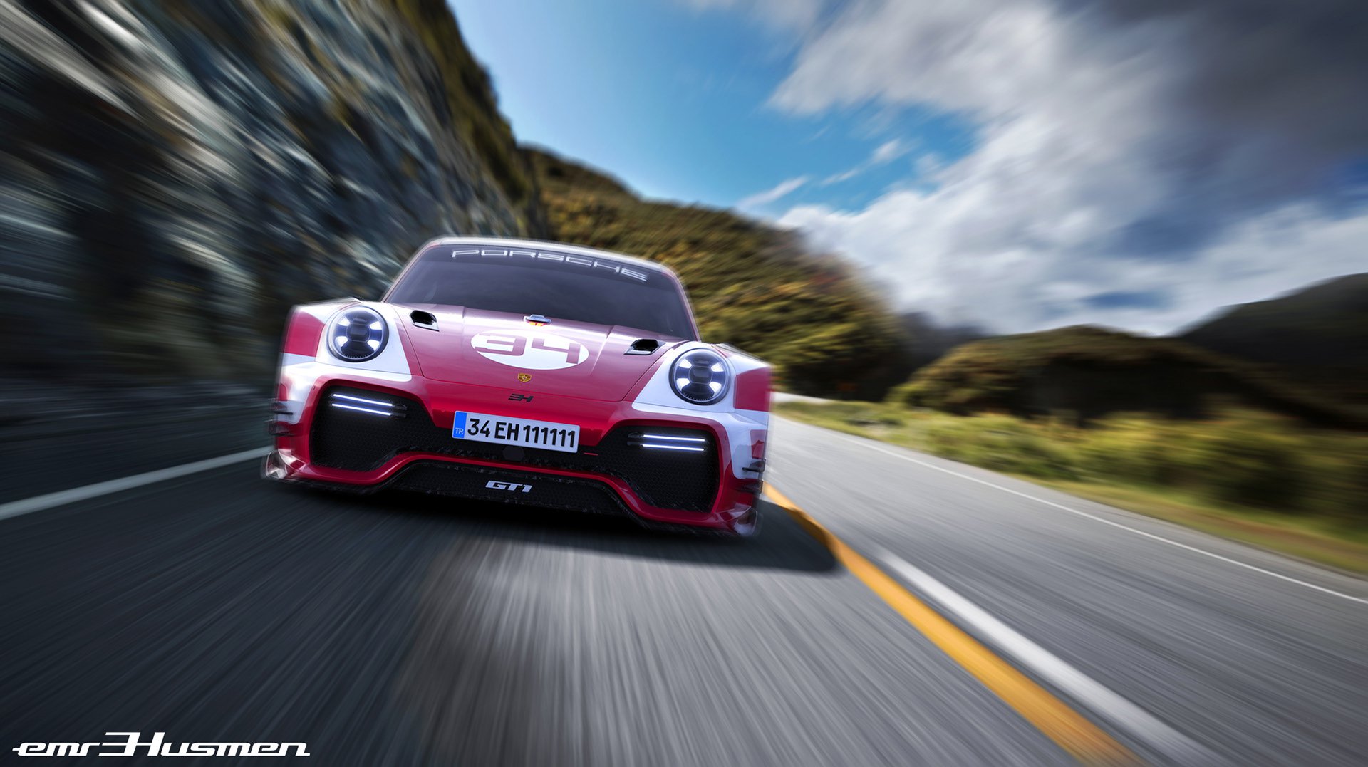 保时捷著名的911gt1耐力赛车多涂装欣赏