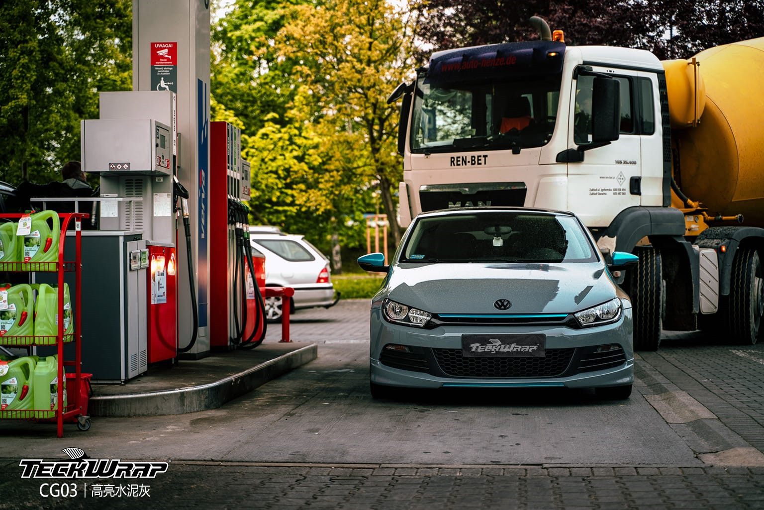 更带感的帅酷本酷,teckwrap美国秃鹰cg03高亮水泥灰贴膜的大众尚酷