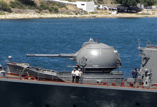 俄罗斯在ak-130的基础上推出了a-192单管130毫米舰炮