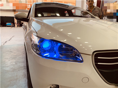 标志301改灯改led大灯运城车灯不亮车灯升级改装