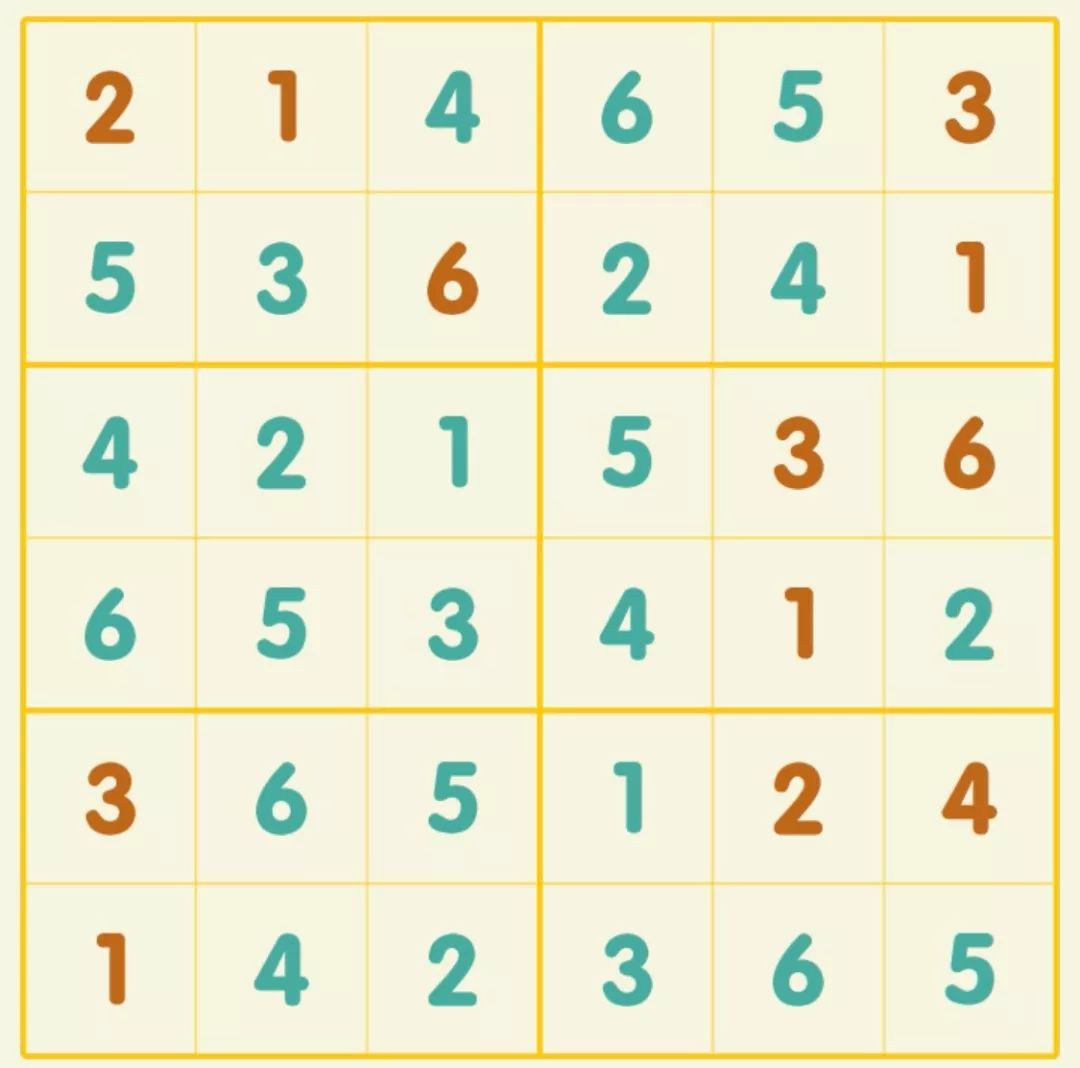 【黑客数学·每日一题】第20190809期(黑客"数独"专场)-答案_宫格