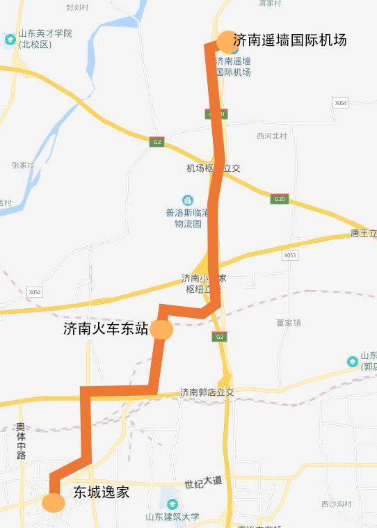 济南机场3号线线路图图片