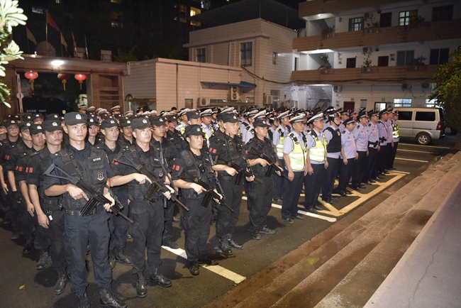 桂平市公安局开展"云剑"行动第二次集中清查行动