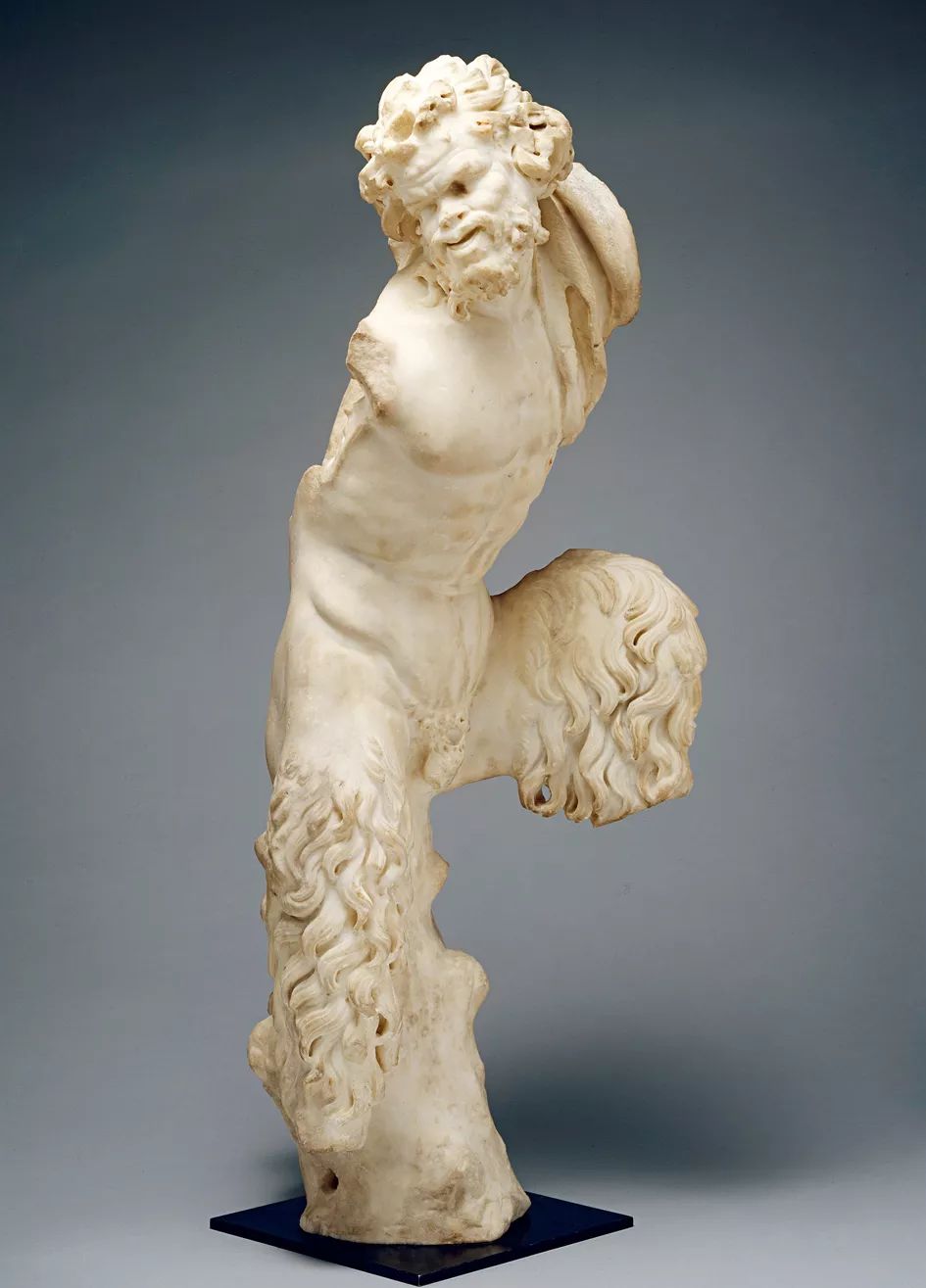 大理石潘神雕像,公元1世纪,罗马帝国时期.