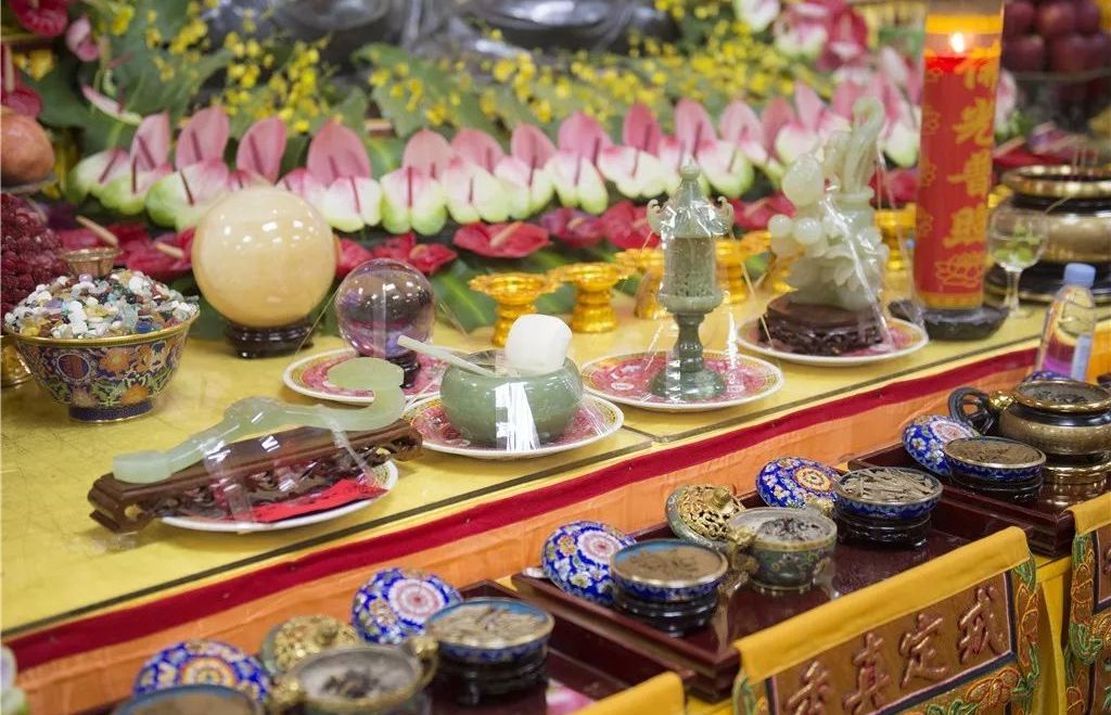 水陆法会第五天丨内坛举行拜忏上供供下堂仪式