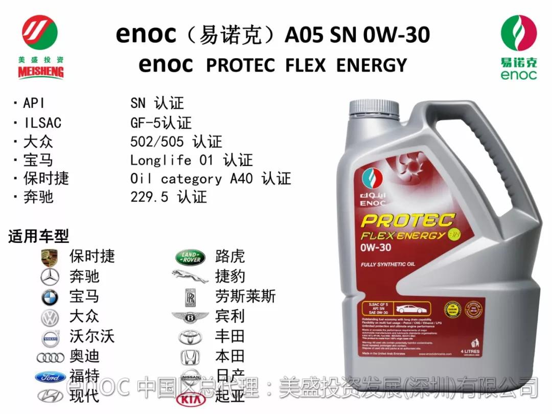 enoc易诺克汽车小讲堂a05sn0w30润滑油介绍
