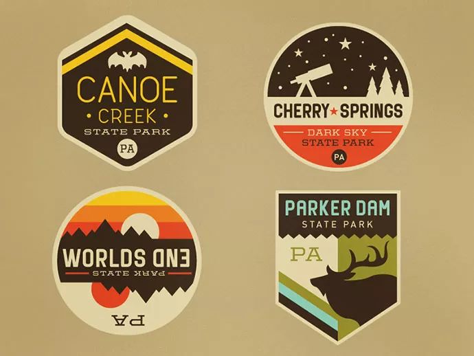 超多超全一大波超漂亮徽章样式logo设计