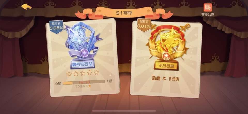 猫和老鼠:史上最幸运猫玩家,晋级赛系统神助攻,鼠的胜率为零!