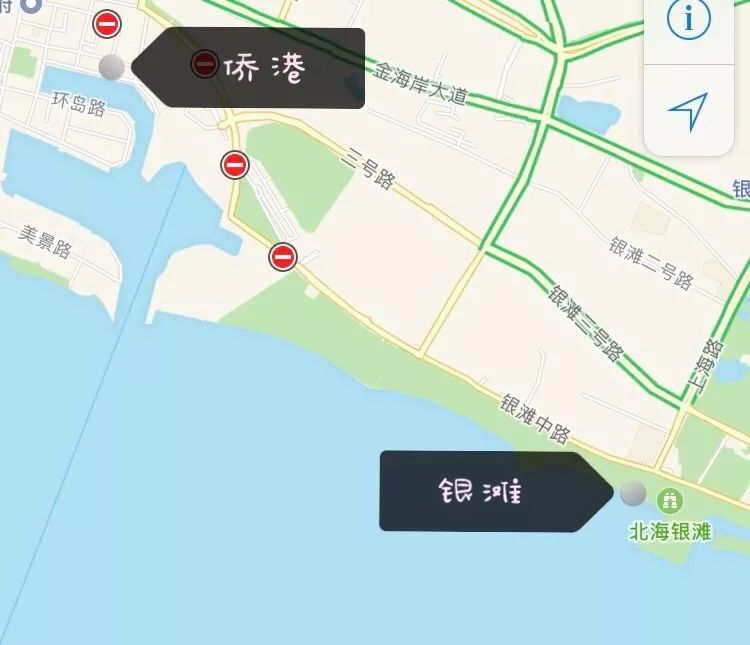 北海侨港风情街地图图片