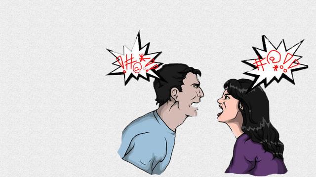 男人看女人老公回到家只知道玩手机老婆抱怨是不是不爱了