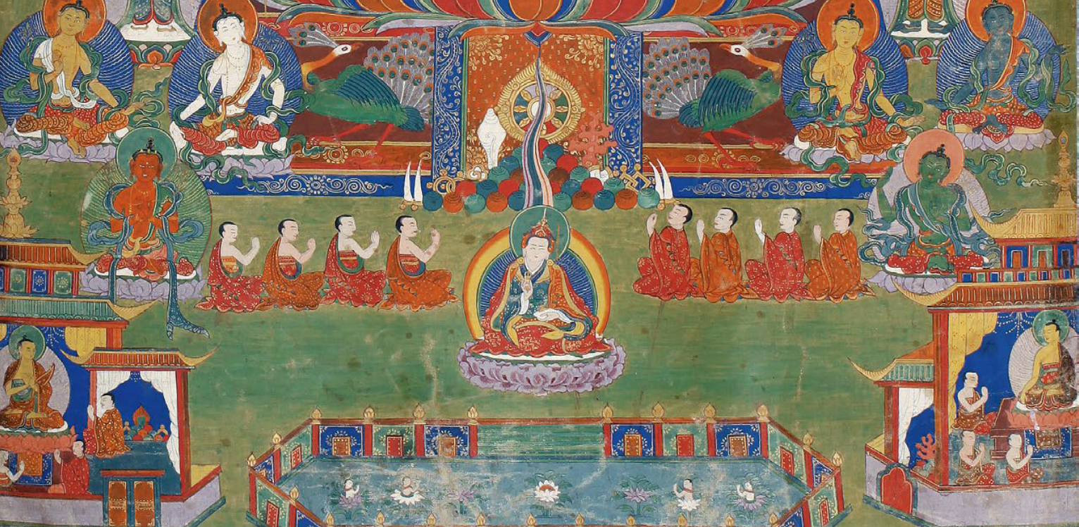 阿弥陀佛西方净土唐卡藏东19世纪的传奇