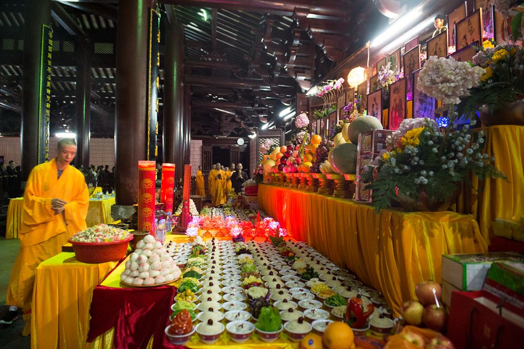 水陆第四天丨内坛举行告赦供天请下堂仪式