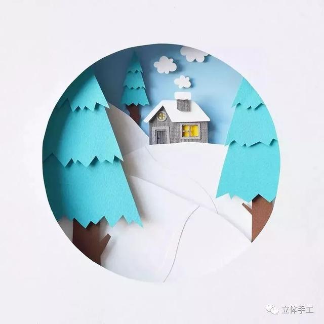 爱萌客:绝美立体剪纸手工,创意插画这样搭出来