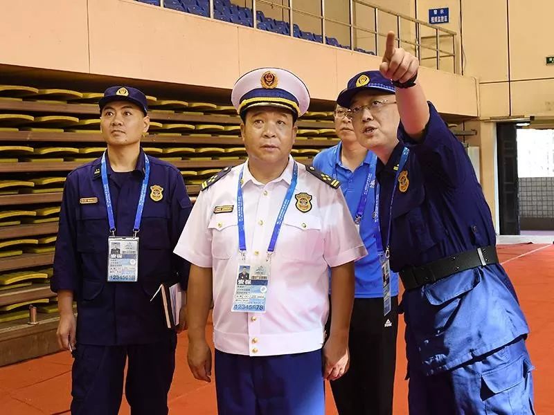 彭建宏政委督导检查太原理工大学篮球赛场消防安保工作
