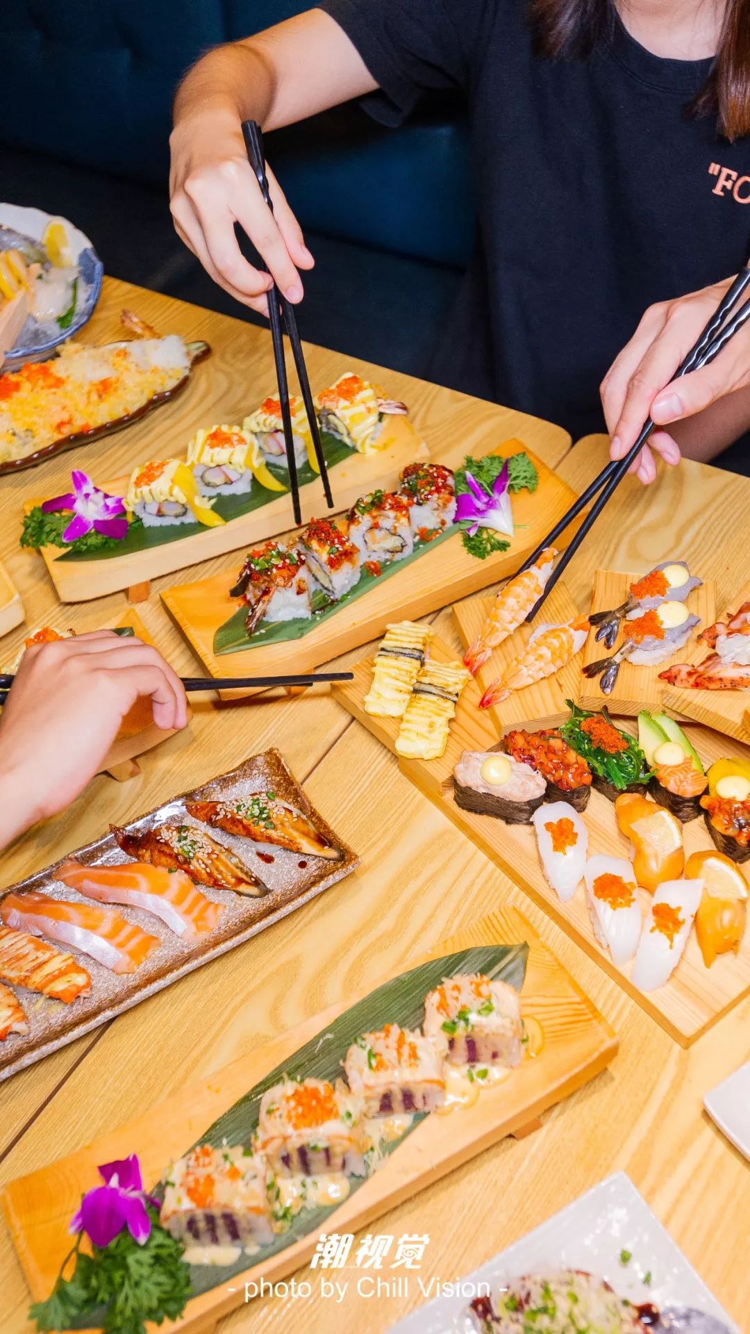 拥有25款创意卷物的寿司卷之王还有泰式口味刺身现在寿司免费送