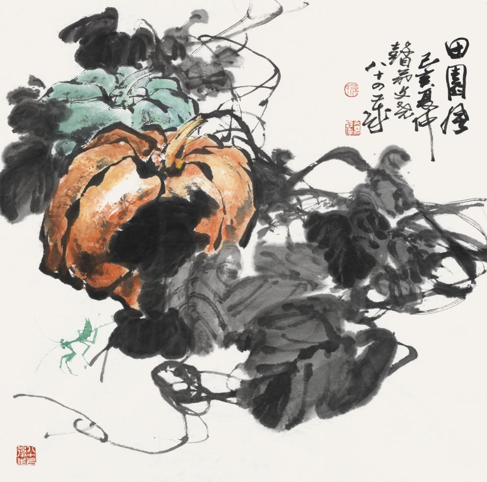 展讯笔墨精神梁文尧大写意花鸟画新作展