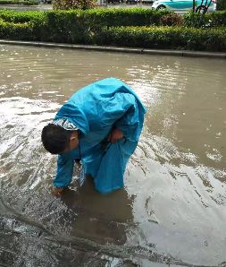 新乡长垣暴雨图片