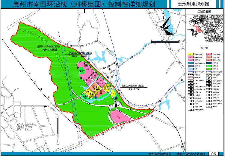 惠州四环路有新进展惠州市南四环沿线规划出台