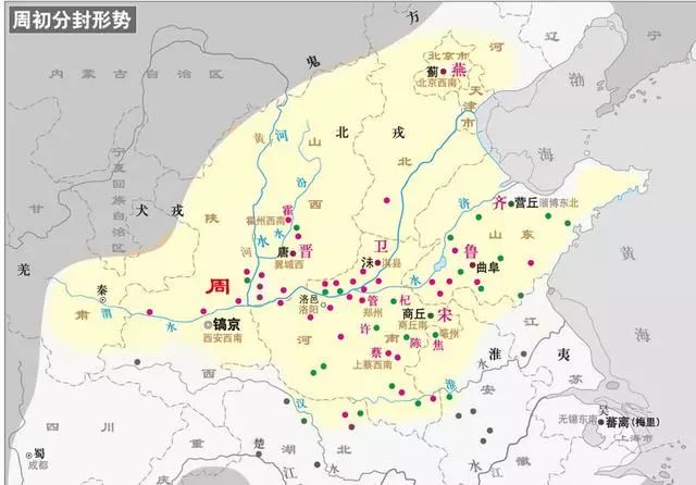 周朝地图全图超大图,周朝,周朝八百诸侯_大山谷图库