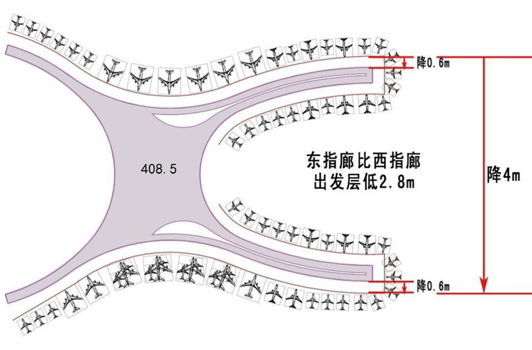 重庆江北机场t3平面图图片