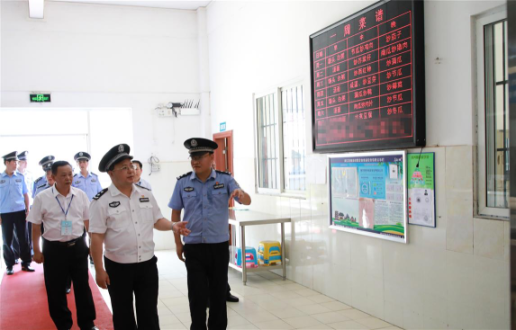 省戒毒局局长张友生到我市强戒所督导调研工作