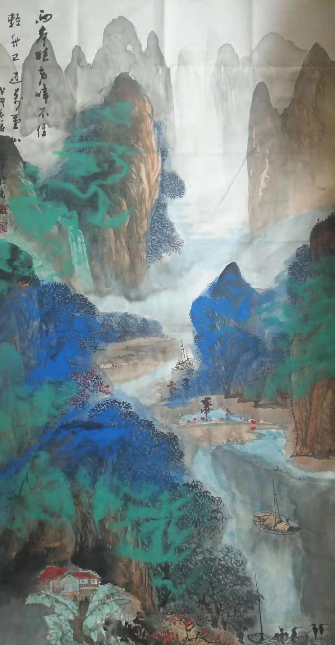 中国美术家协会会员余剑宇国画鉴赏