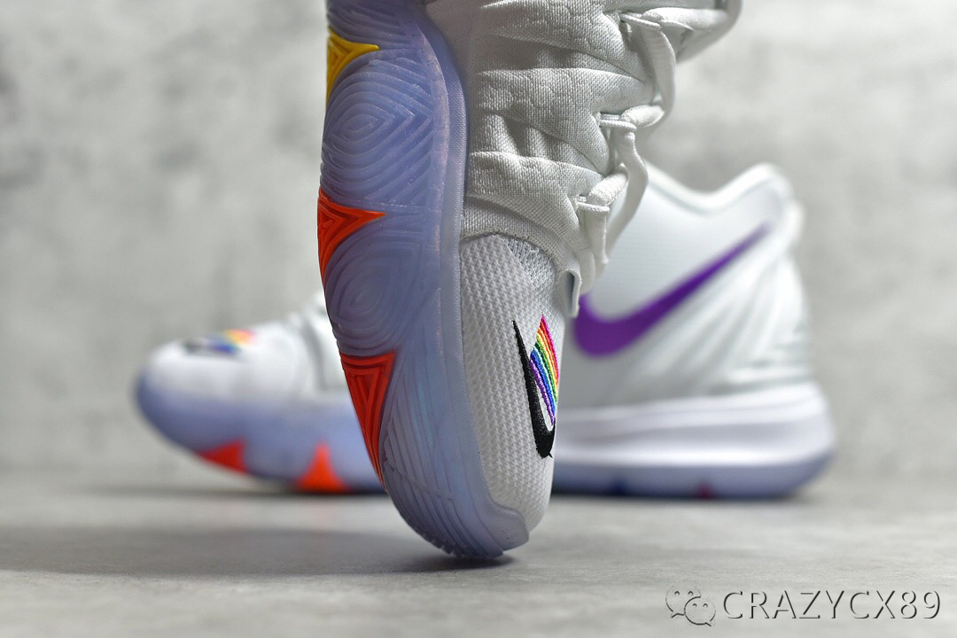 欧文5彩虹kyrie5betrue炫彩水晶篮球鞋