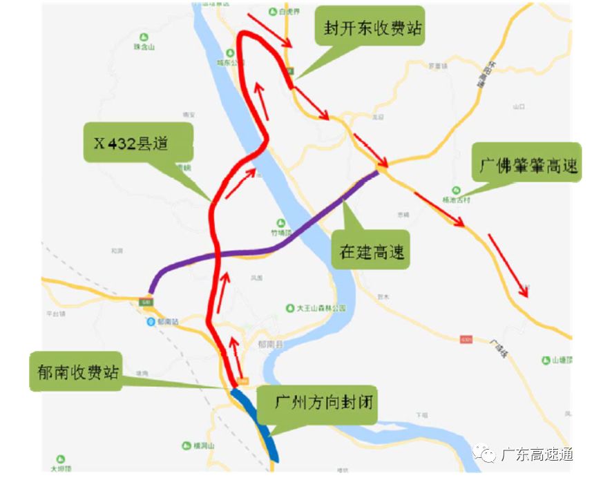 广昆高速全程地图显示图片