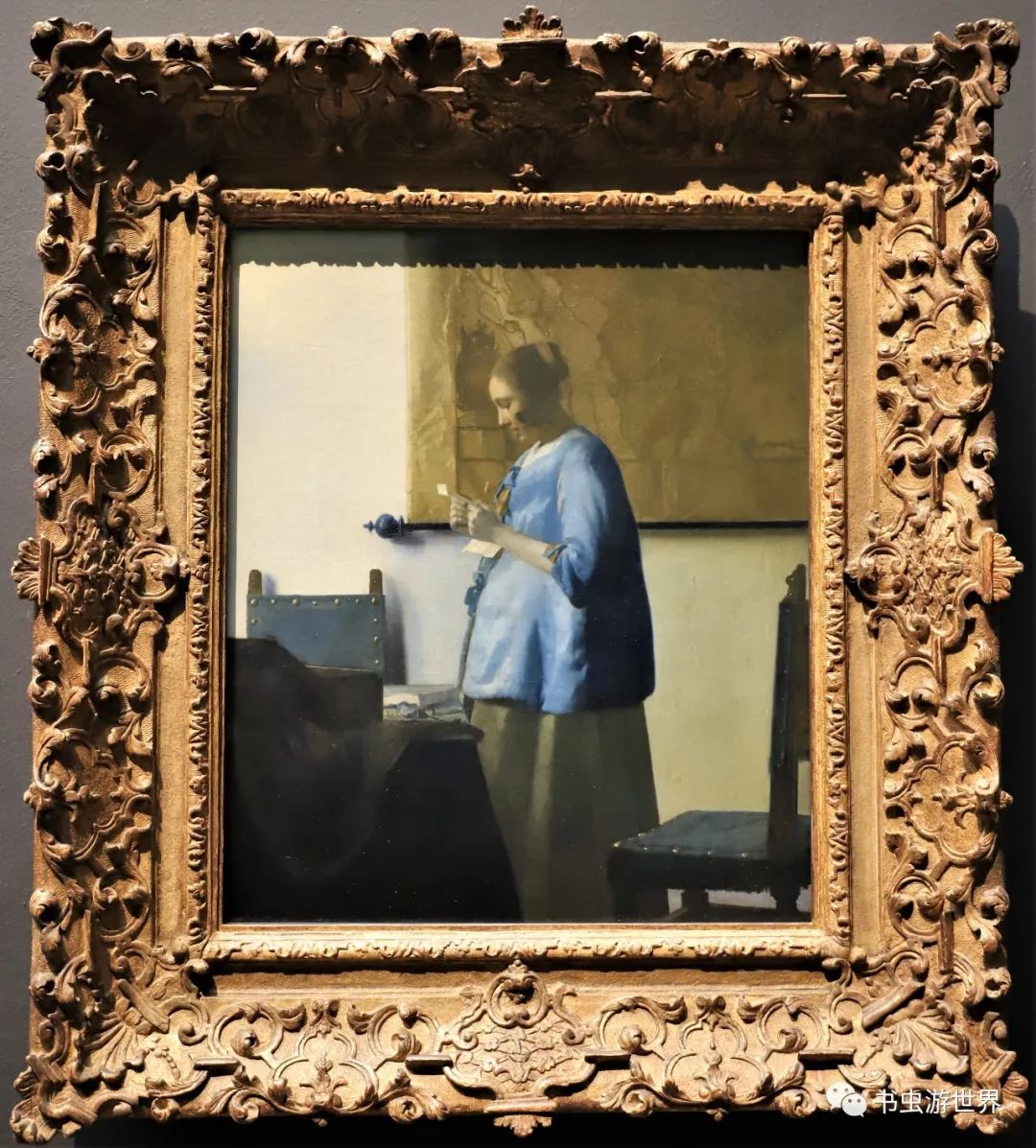 弗美尔很少创作风景画,目前已知的只有三幅,除这幅1658年绘制的《小街