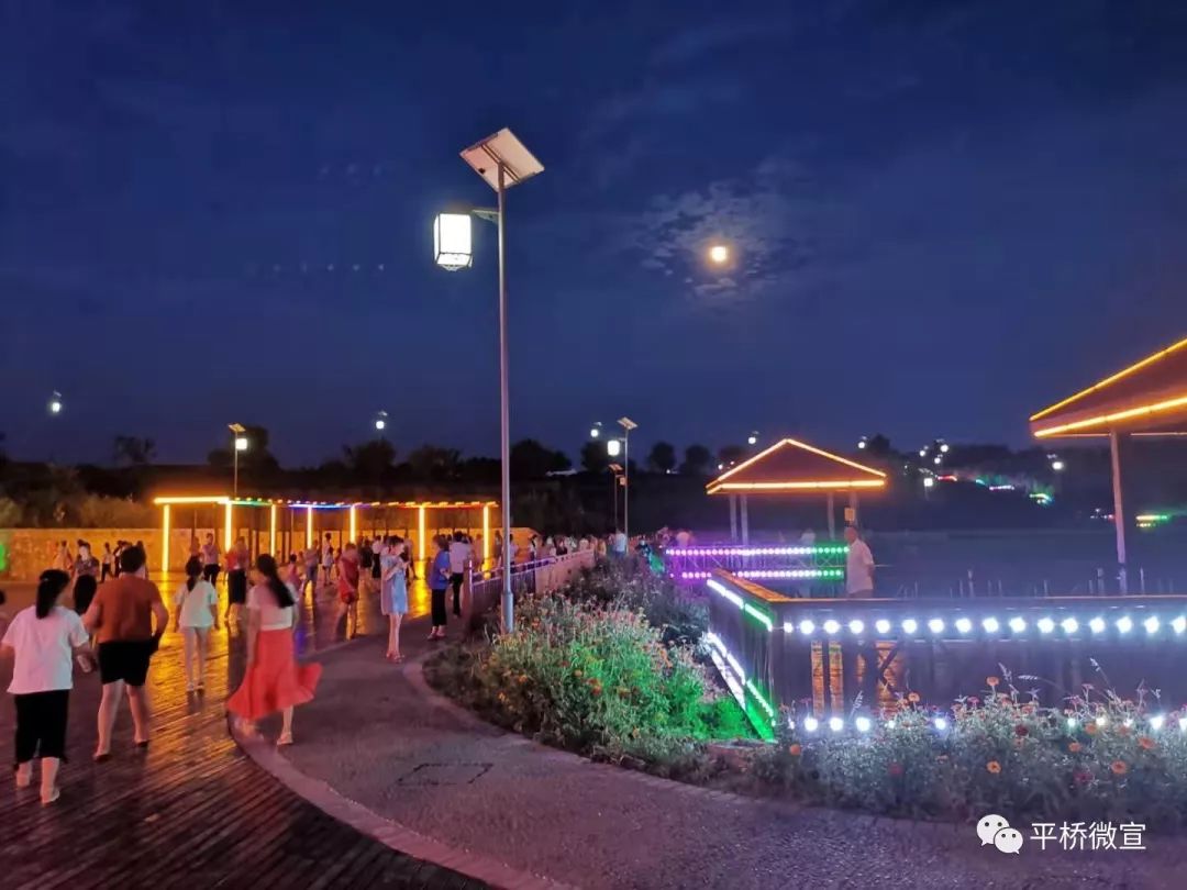 变身不夜城打造陆庙人的幸福生活之乡村亮化篇