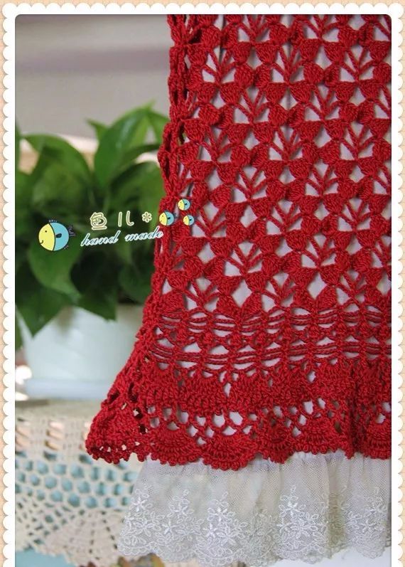 这钩短袖美衣的花样真漂亮成品超赞