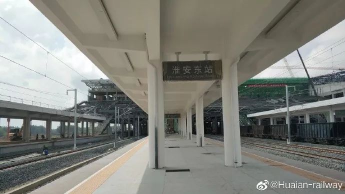 新淮高铁淮安北站图片