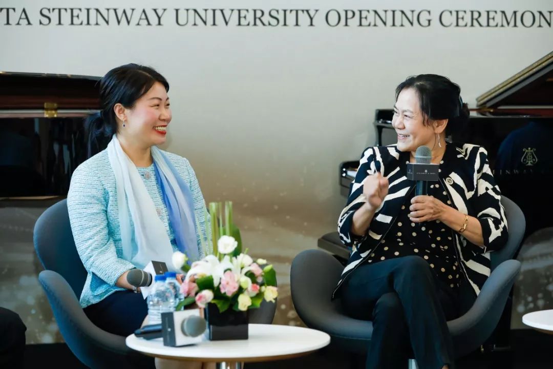 伙伴项目全国启动仪式暨德瑞塔·施坦威大学开学典礼成功举行_钢琴