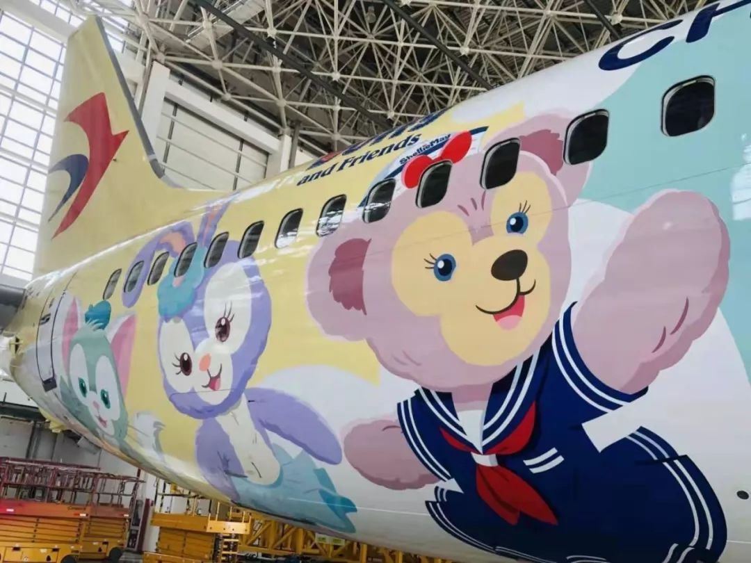 迪士尼小熊达菲邀你上天啦东航达菲联萌号主题飞机精彩亮相