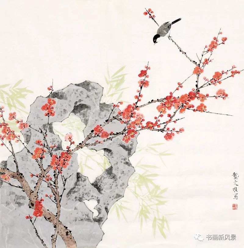 国画梅龚文桢笔下的梅