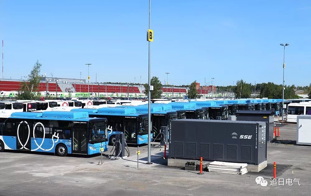 这是继冰岛,丹麦项目后,追日充电堆再度配套宇通电动客车出口北欧.