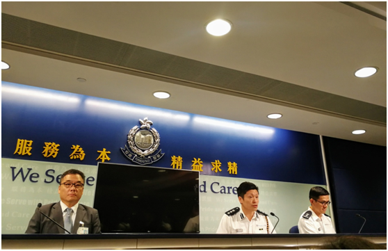 香港大公文汇全媒体13日报道称,据警方透露,目前共有171名警务人员在