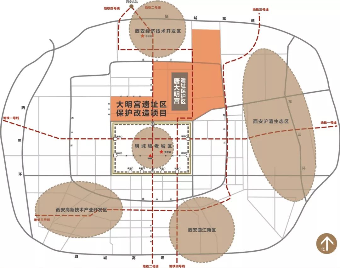 曲江大明宫规划图片