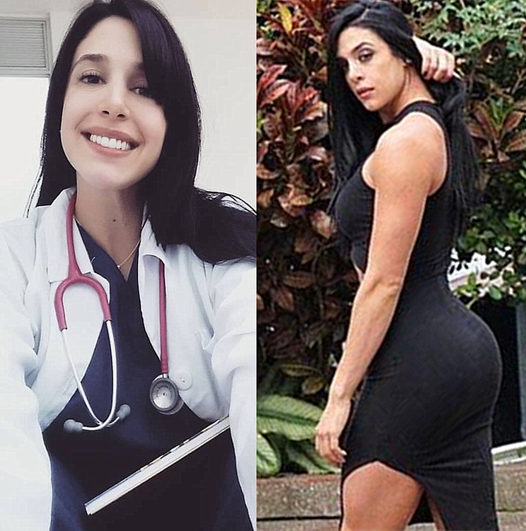 "白衣天使"秀肌肉:女医学博士健身5年,体脂率16%