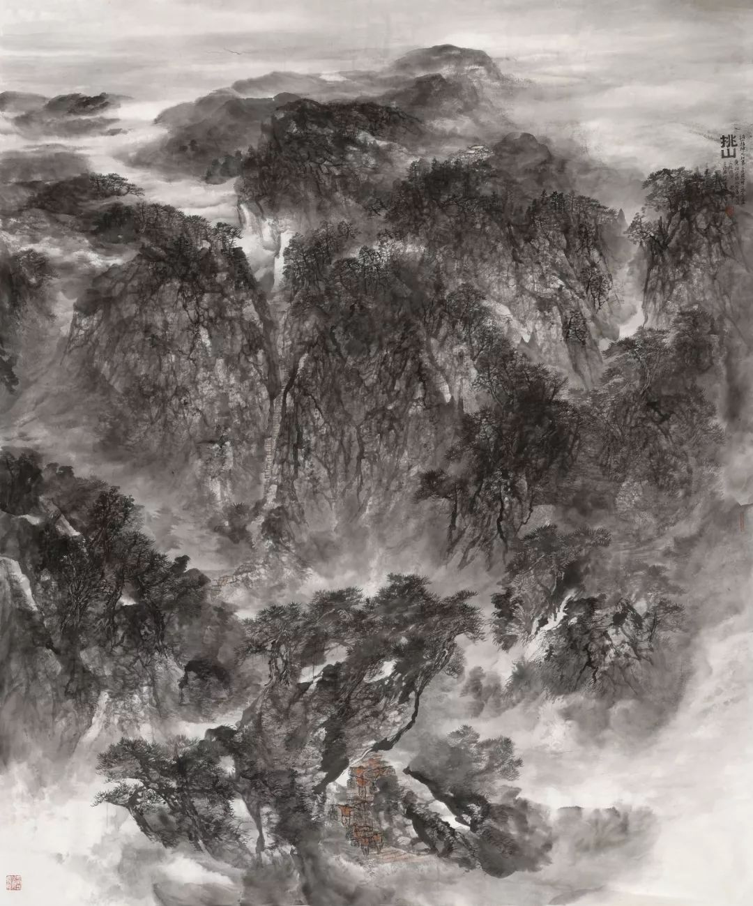 水墨丹青61魏梅峰第七届济南泉水节书画名家邀请展